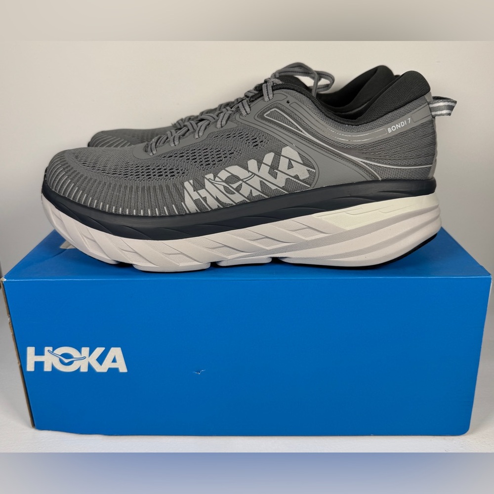 Size 10.5 - Hoka One One Bondi 7 Wild Dove - Picture 2 of 8